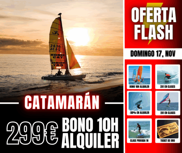 CATAMARÁN BONO ALQUILER 10 HORAS DESDE 299€
